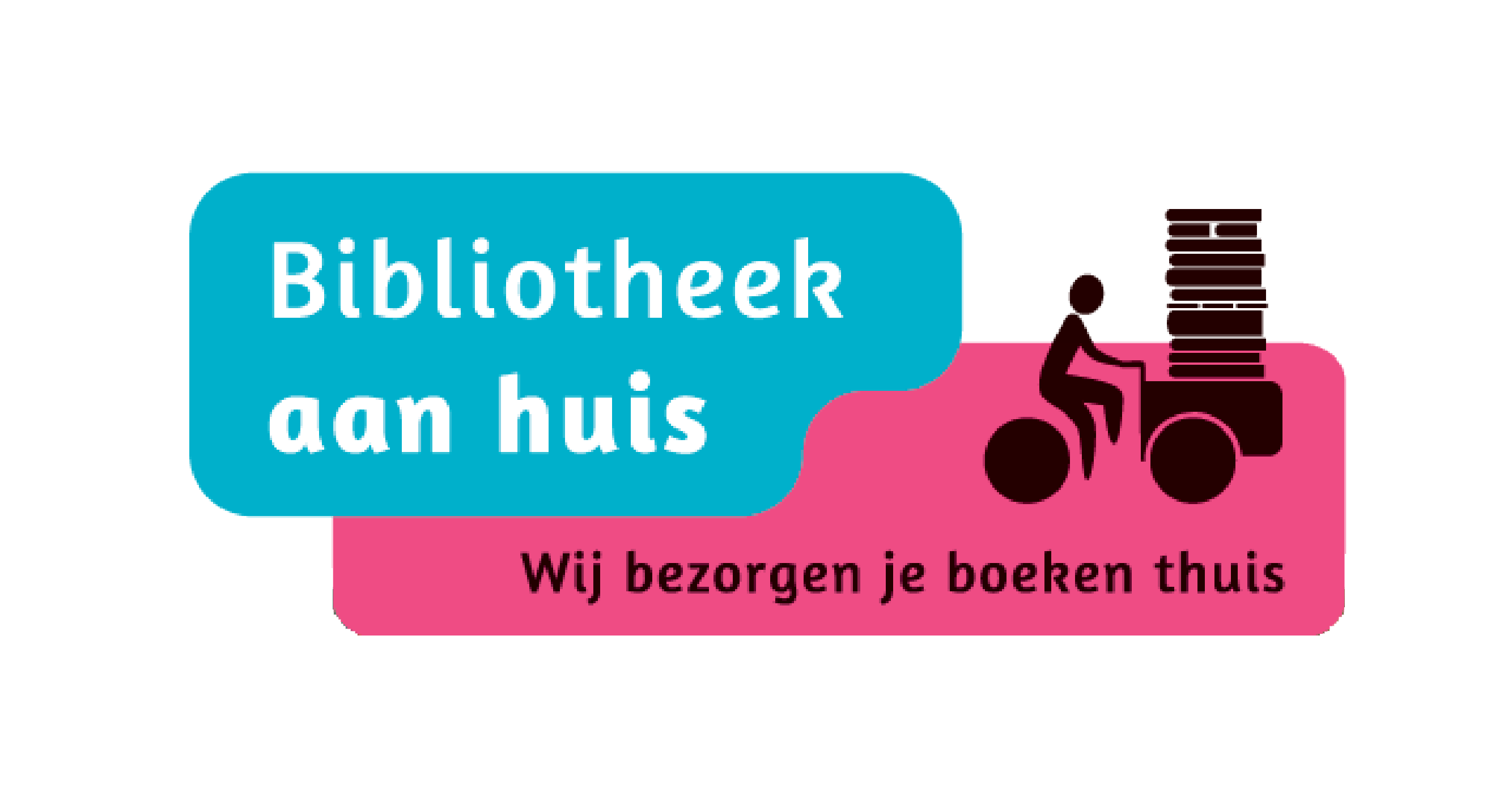 bibliotheek aan huis voorkant flyer